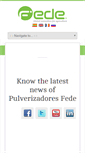 Mobile Screenshot of fedepulverizadores.com